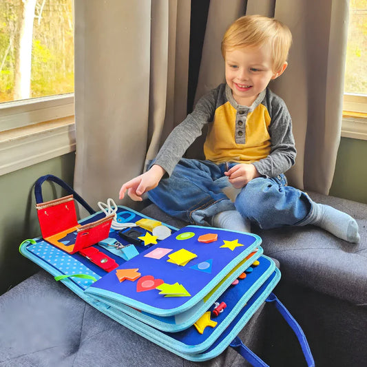 Carte senzorială educativă - Jucărie Montessori