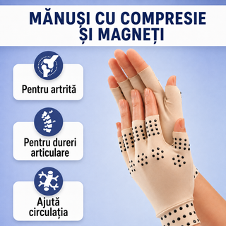 Mănuși Magnetice cu Compresie pentru Mâini