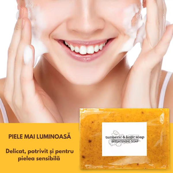Săpun cu turmeric și acid kojic