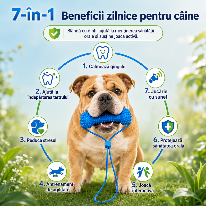 Asistentul de Periaj Dentar pentru Câini