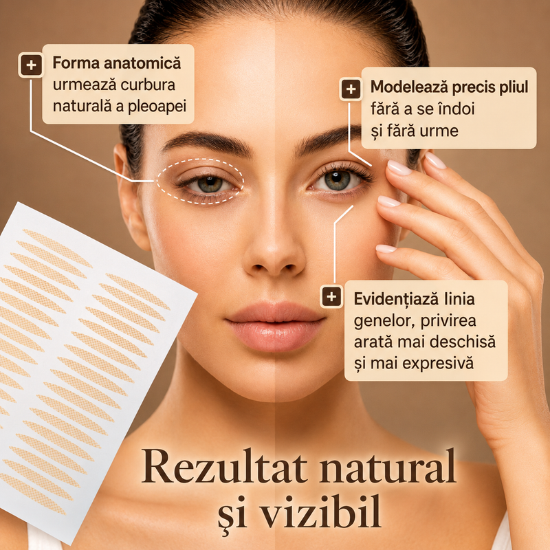 Plasturi pentru liftingul pleoapelor - 240 bucati