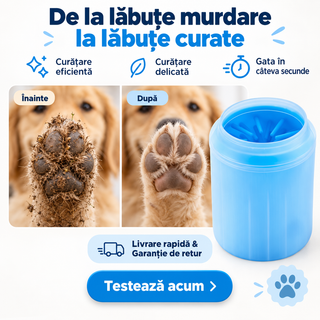 Curățător de silicon pentru lăbuțe