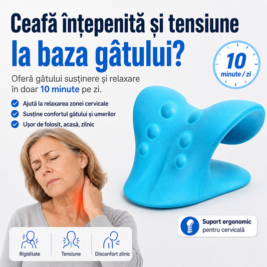 Perna ergonomică pentru cervicală