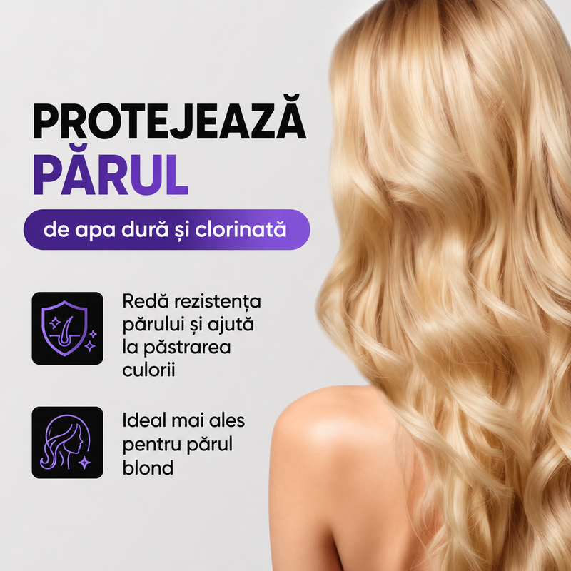 Filtru dus cu vitamina C, dedurizator de apă - aromatherapie