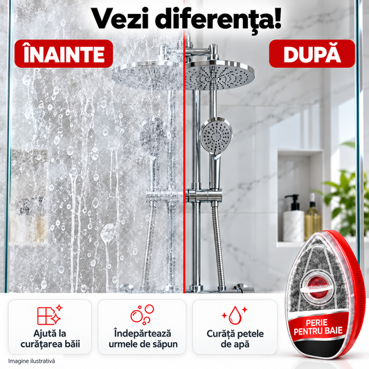 Peria Anticalcar cu Rezervor pentru Detergent