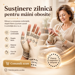 Mănuși Magnetice cu Compresie pentru Mâini