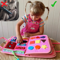 Carte senzorială educativă - Jucărie Montessori