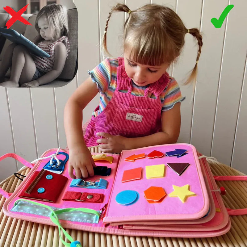 Carte senzorială educativă - Jucărie Montessori