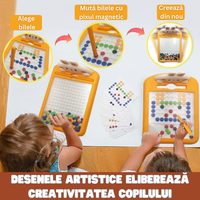 Tablă magnetică pentru copii  - Joc interactiv cu stilou magnetic