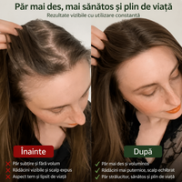 Șampon cu Rozmarin și Keratină - Mai puțin păr rupt. Mai mult volum, rezistență și încredere.