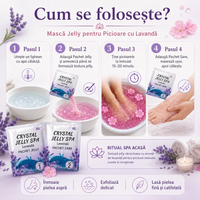 Mască Jeleu pentru picioare - SPA la tine acasă