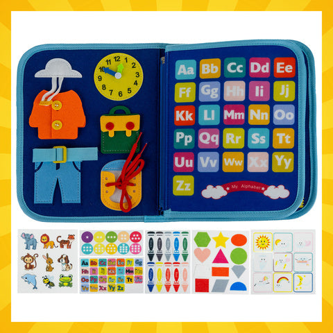 Carte senzorială educativă - Jucărie Montessori