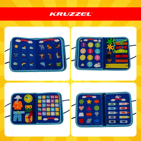 Carte senzorială educativă - Jucărie Montessori