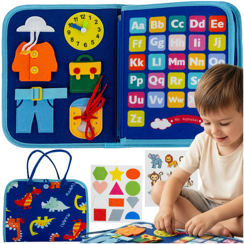 Carte senzorială educativă - Jucărie Montessori